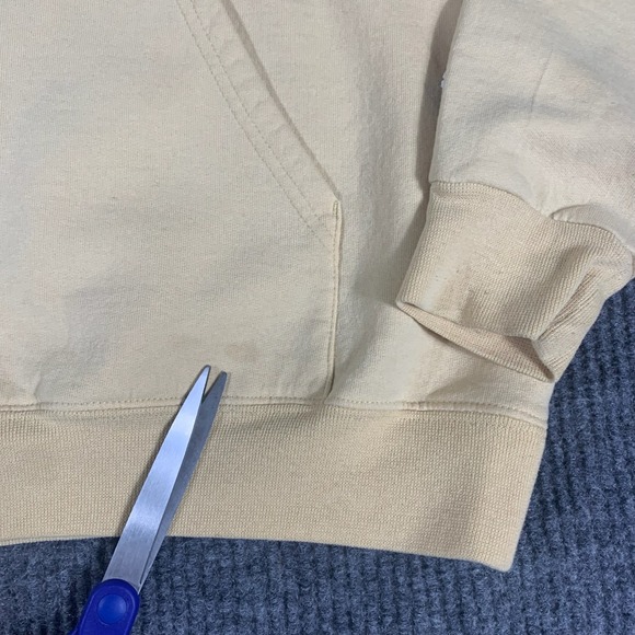 Purdue‎ Boilermakers Hoodie Mens Medium Beige Sweatshirt Embroidered Basketball - Picture 8 of 12